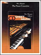 CD Sheet Music - Mozart: The Piano Concertos - CD-ROM