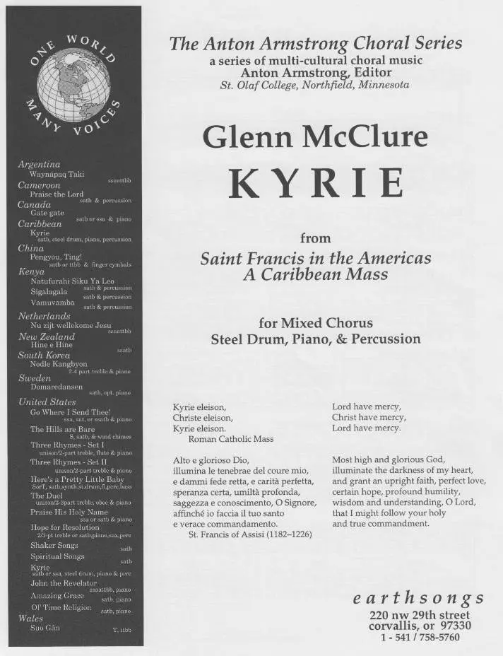 Kyrie - McClure - SATB