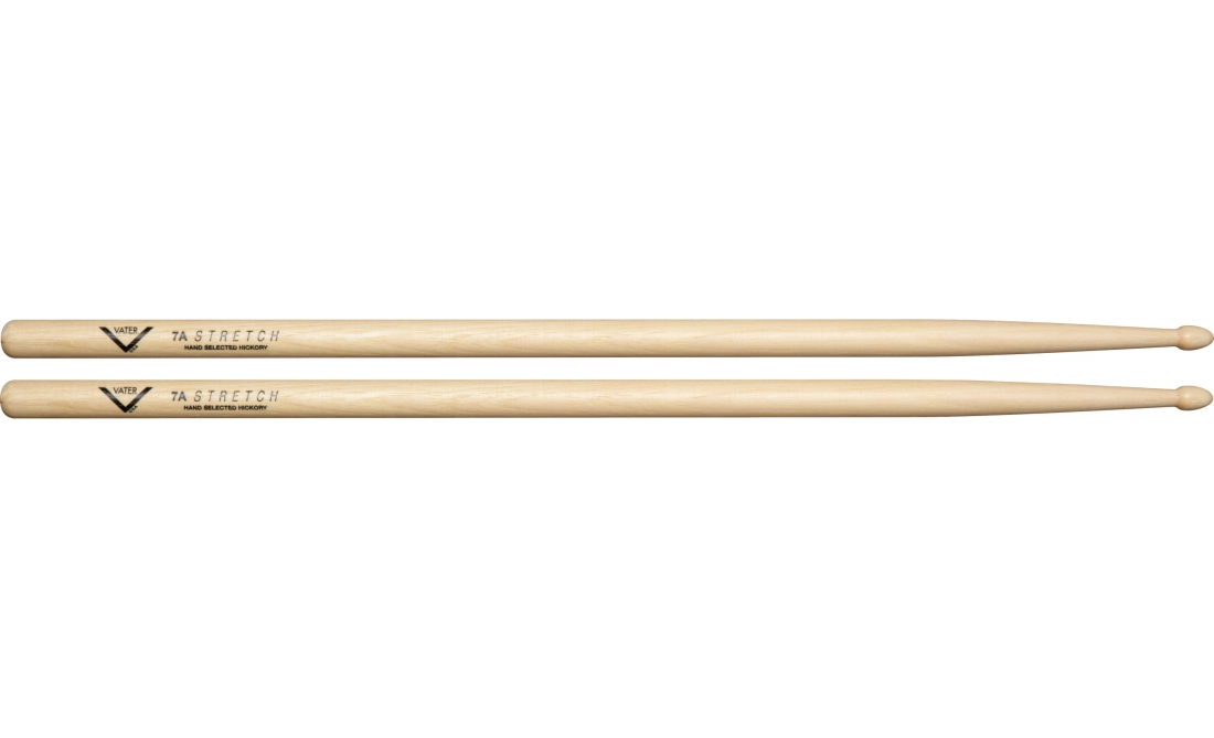 7A Stretch Hickory Wood Tip Drum Sticks