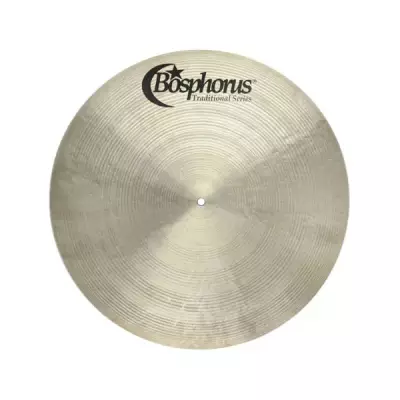 Bosphorus Cymbals - Traditional Series Flat Ride Cymbal - 22