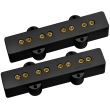DiMarzio - Bass Model J Pickup Set - Black with Gold Poles