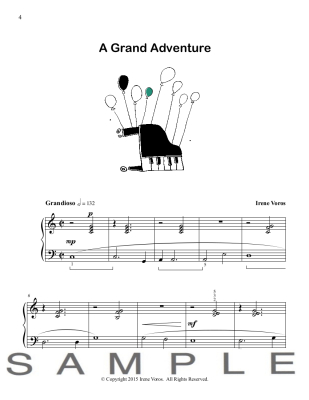 A Grand Adventure - Voros - Piano - Book
