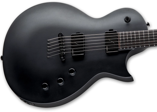 LTD EC-1000 Baritone Electric Guitar - Charcoal Metallic Satin