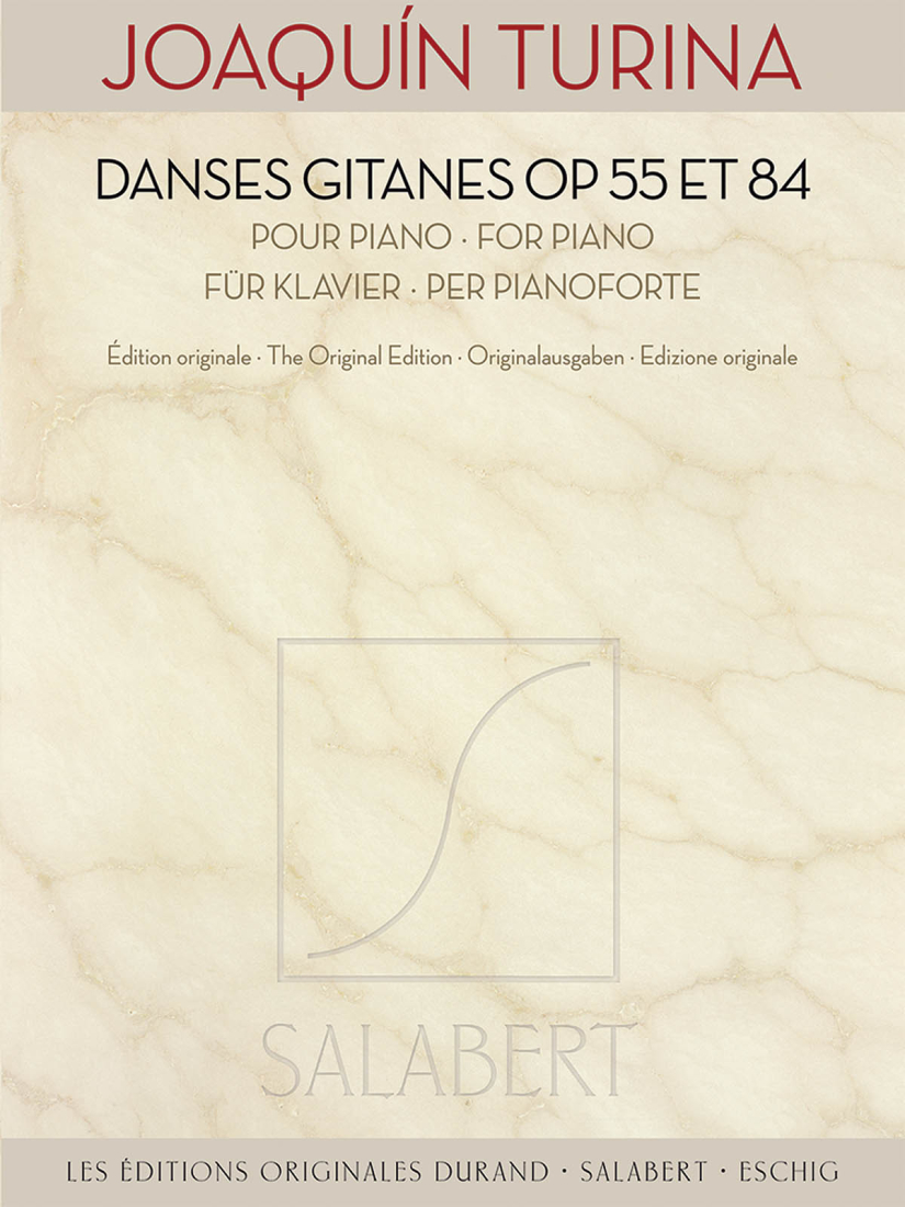 Danses Gitanes Op. 55 and 84 (The Original Edition) - Turina - Piano - Book