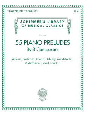 G. Schirmer Inc. - 55 Piano Preludes By 8 Composers - Piano - Book