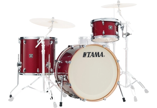 Superstar Classic 3-Piece Shell Pack (22,12,16) - Dark Red Sparkle