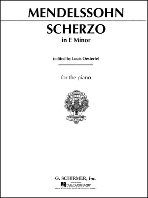 Scherzo in E Minor, Op. 16, No. 2 - Mendelssohn/Oesterle - Piano - Sheet Music