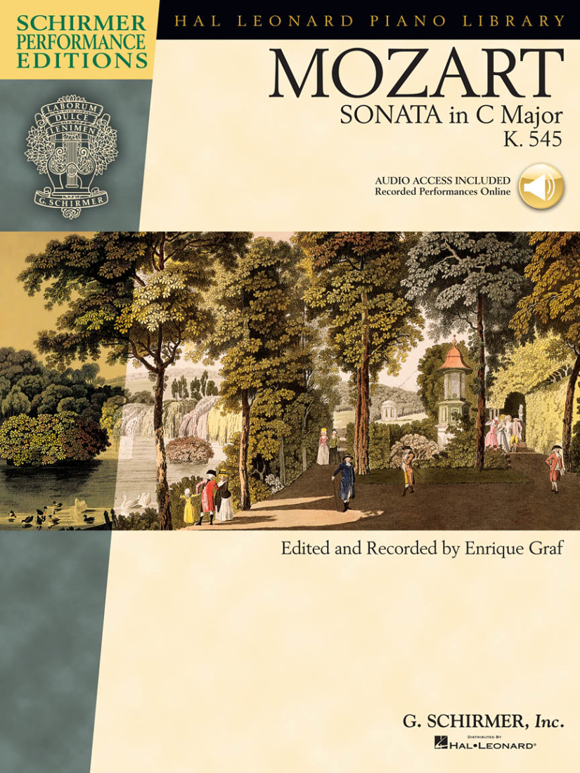 Sonata in C Major, K. 545, \'\'Sonata Facile\'\' - Mozart/Graf - Piano - Book/Audio Online