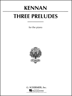 3 Preludes - Kennan - Piano - Book