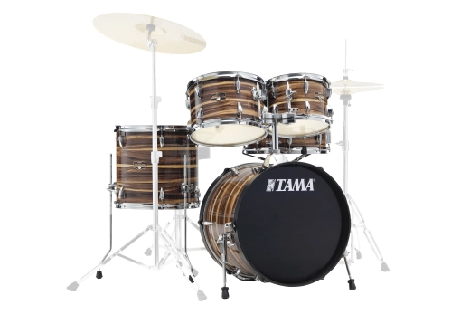 Tama - Imperialstar 5-Piece Shell Pack (18,10,12,14,SD) - Coffee Teak Wrap