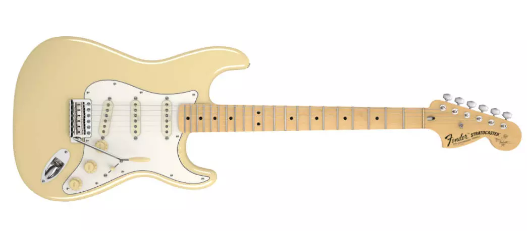 Malmsteen Stratocaster - Scalloped Maple Fingerboard - Vintage White