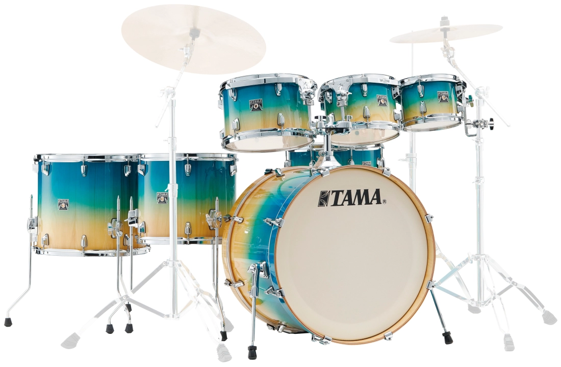 Superstar Classic 7-Piece Shell Pack (22,8,10,12,14,16,SD) - Caribbean Lacebark Pine Fade