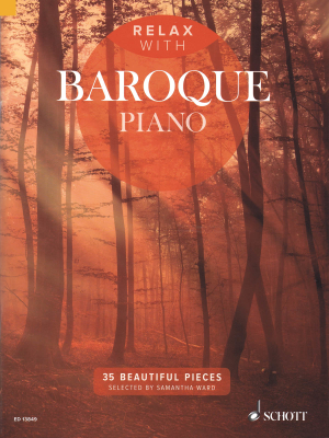 Relax with Baroque Piano: 35 Beautiful Pieces - Ward - Piano - Book