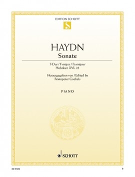 Sonata in F Major, Hob 16:23 - Haydn/Goebels - Piano - Sheet Music