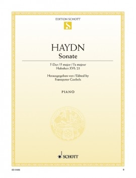 Schott - Sonata in F Major, Hob 16:23 - Haydn/Goebels - Piano - Sheet Music