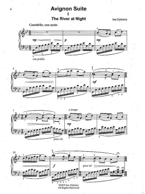 Avignon Suite - Dykstra - Piano - Book