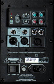 NX Series 1,600 Watt Peak 15-Inch+Horn Active PA Cabinet