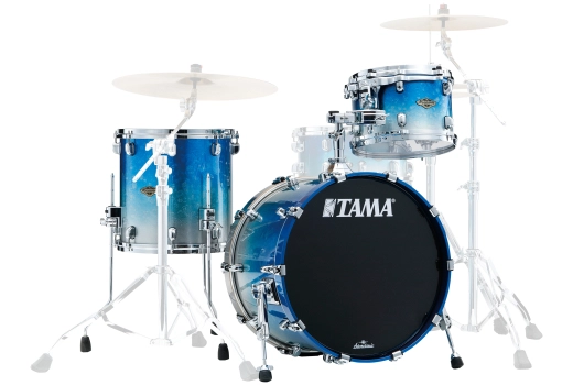 Tama - Starclassic Walnut/Birch 3-Piece Shell Pack (20,12,14) - Molten Blue Ice Fade