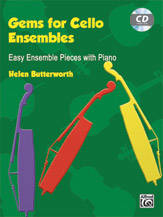 Alfred Publishing - Gems For Cello Ensembles - Butterworth - Violoncelle - Livre/CD