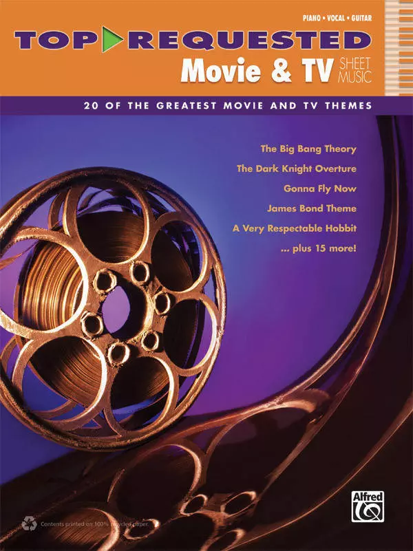 Top-Requested Movie & TV Sheet Music - Piano/Vocal/Guitar - Book