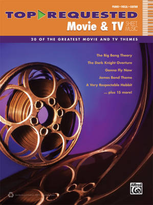 Top-Requested Movie & TV Sheet Music - Piano/Vocal/Guitar - Book