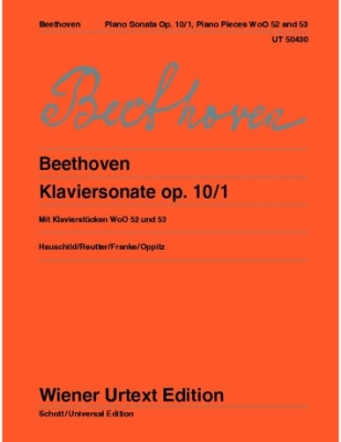 Sonata, Op. 10/1, Piano Pieces WoO 52 and 53 - Beethoven/Hauschild - Piano - Book