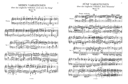 Variations for Piano, Vol 2 - Beethoven  - Piano - Book