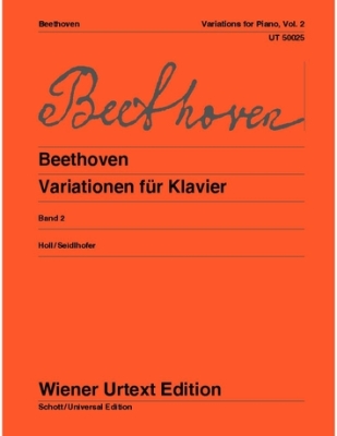 Wiener Urtext Edition - Variations for Piano, Vol 2 - Beethoven  - Piano - Book