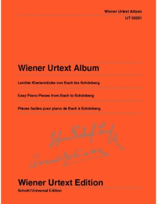Wiener Urtext Edition - Vienna Urtext Album: Easy Piano Pieces from Bach to Schonberg - Piano - Book