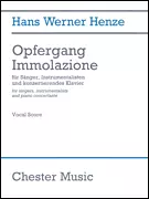 Opfergang Immolazione - Henze - Vocal Score