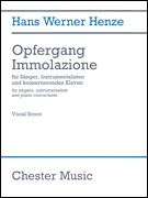 Hal Leonard - Opfergang Immolazione - Henze - Vocal Score