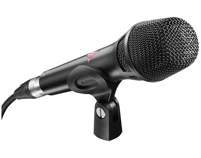 KMS 105 Studio and Stage Grade Condenser Microphone with Mount - Black