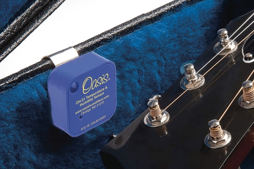 Oasis Guitar Products - Wireless Bluetooth Temperature and Humidity Tracker for iPhone
