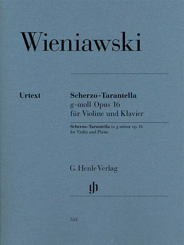 Scherzo-Tarantella in G minor, Op. 16 - Wieniawski/Iwazumi - Violin/Piano