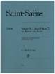 G. Henle Verlag - Sonata No. 1 in D minor, Op. 75 - Saint-Saens - Violin/Piano
