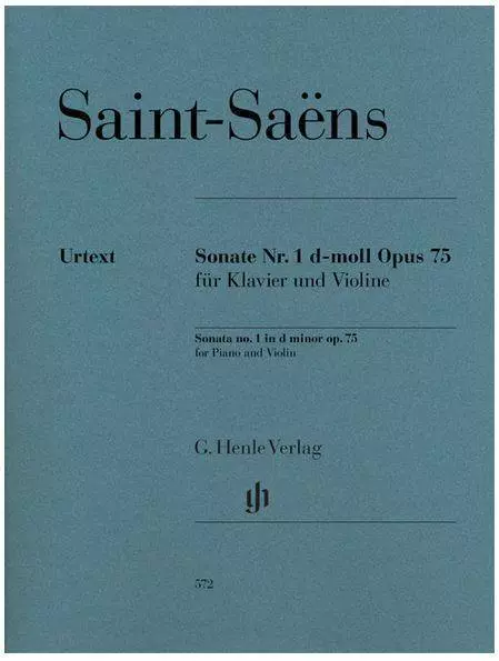 Sonata No. 1 in D minor, Op. 75 - Saint-Saens - Violin/Piano