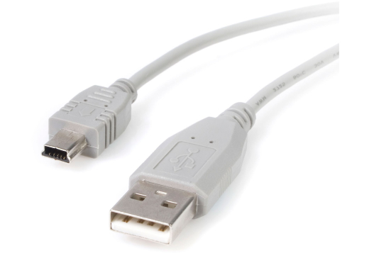 USB 2.0 A to Mini B Cable - 3 Foot