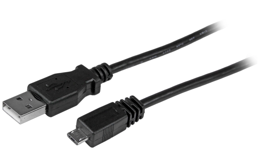 USB A to Micro B Cable - 3 Foot