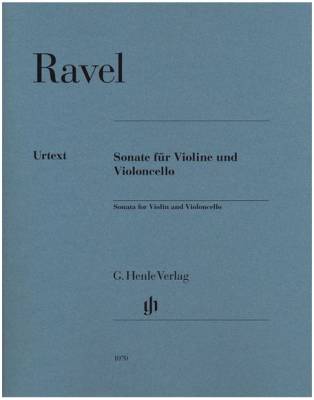 Sonata For Violin & Violoncello - Ravel/Kramer - Violin/Violoncello