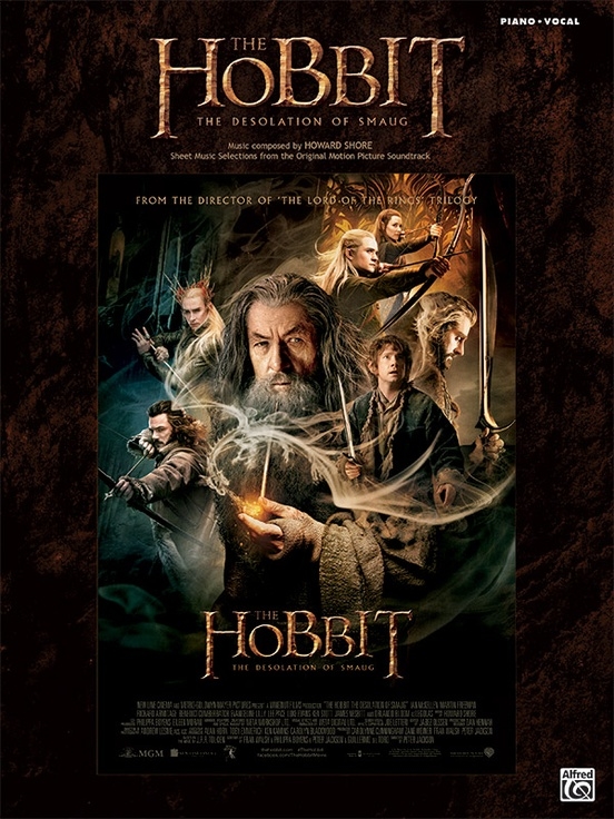 The Hobbit: The Desolation of Smaug - Shore - Piano/Vocal - Book