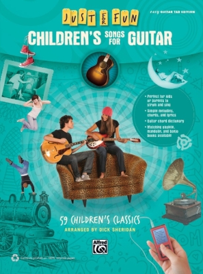 Alfred Publishing - Just for Fun: Childrens Songs for Guitar Tablatures faciles pour guitare Livre