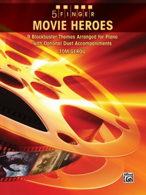 Alfred Publishing - 5 Finger Movie Heroes - Gerou - Five Finger Piano - Book