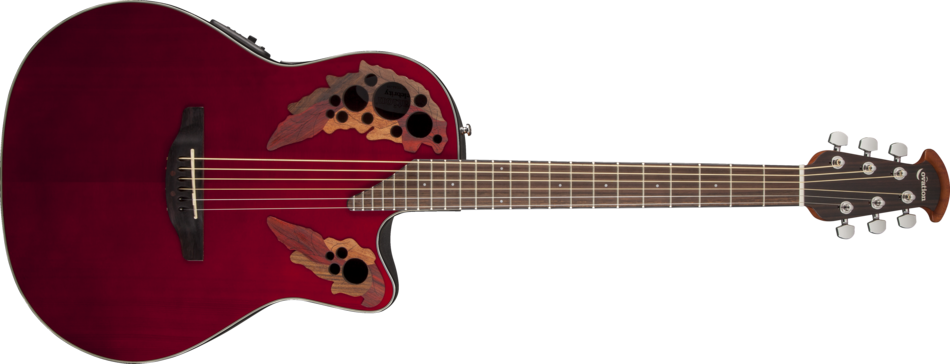 Celebrity Elite Mid Depth Acoustic/Electric - Ruby Red