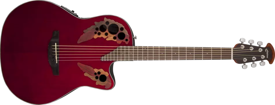 Celebrity Elite Mid Depth Acoustic/Electric - Ruby Red