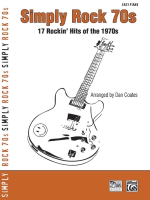 Alfred Publishing - Simply Rock 70s Coates Piano facile Livre