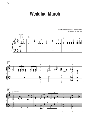 Simply Weddings - Fox - Easy Piano - Book