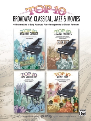 Top 10 Broadway, Classical, Jazz & Movies - Aaronson - Piano - Book