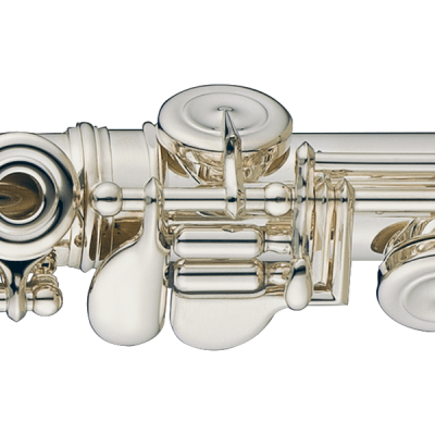 1307 Professional Series 958 Britannia Silver Flute, C# Trill, D# Roller, Split E, Offset G