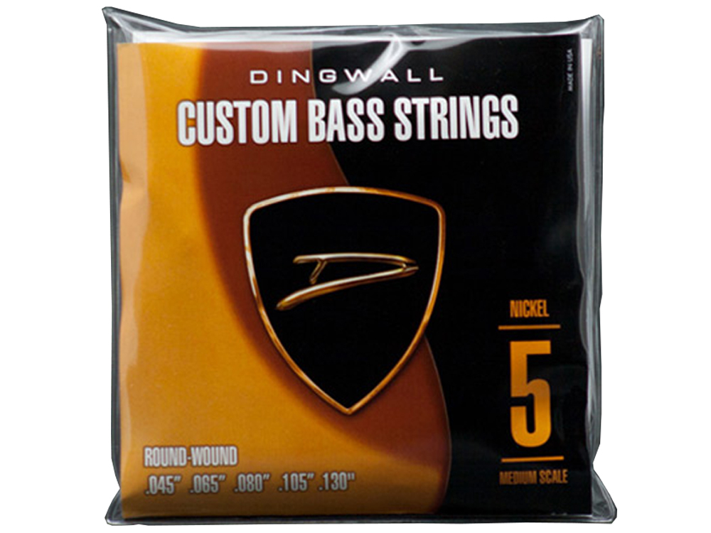 Medium Scale 5-String Bass Set -  Nickel