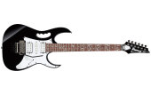 Ibanez - JEM Junior Steve Vai Signature Electric Guitar with Vine Inlay - Black